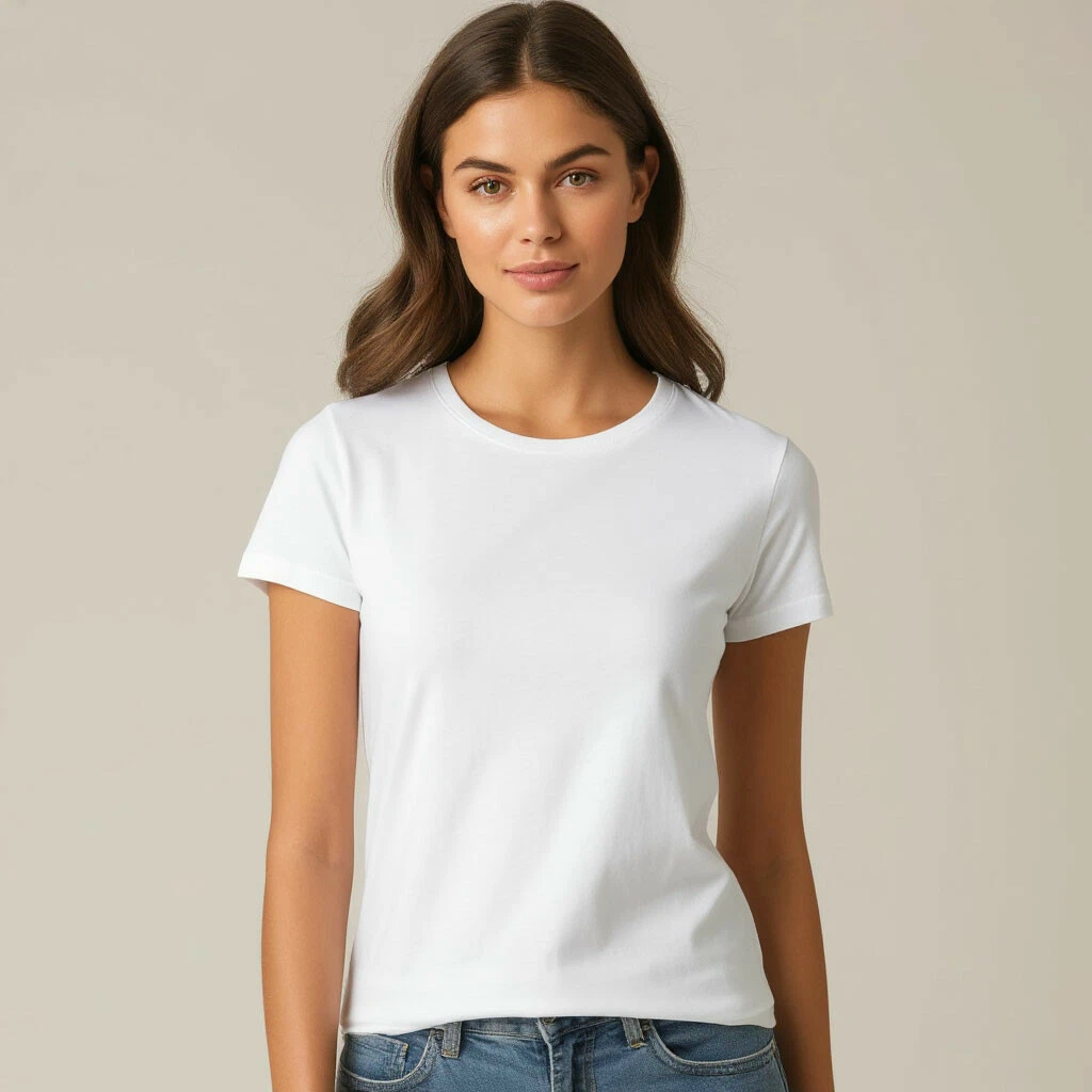 Футболка с круглым вырезом, унисекс