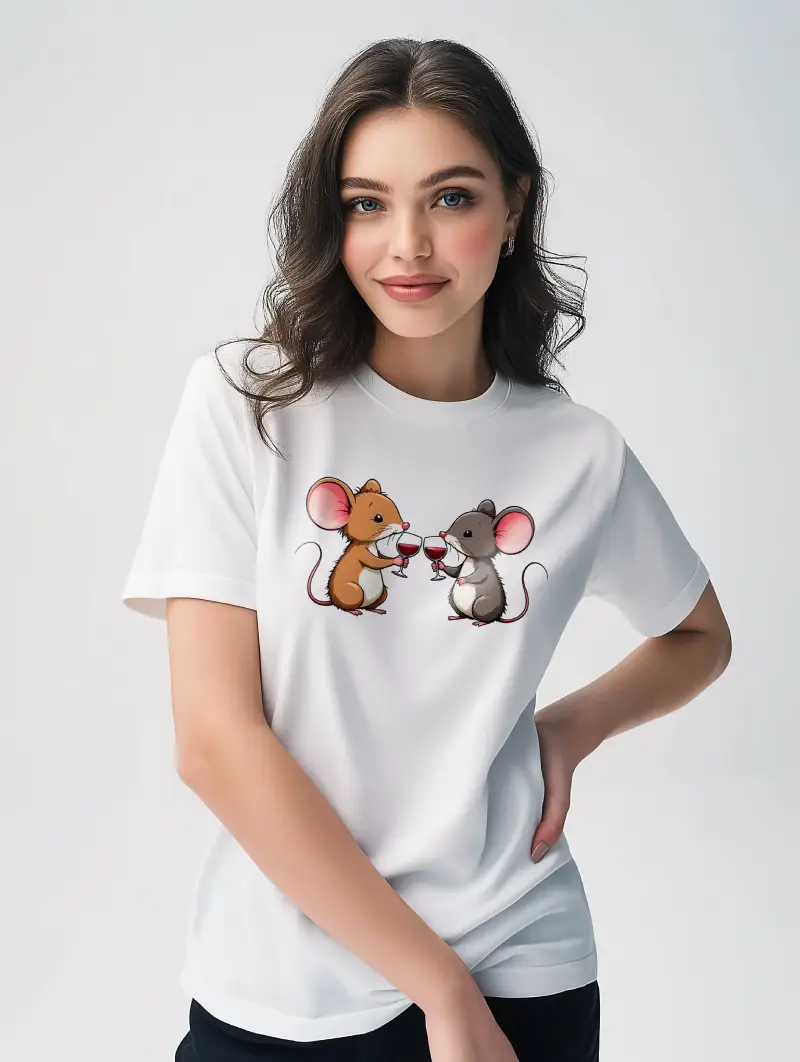 Белая футболка без рисунка