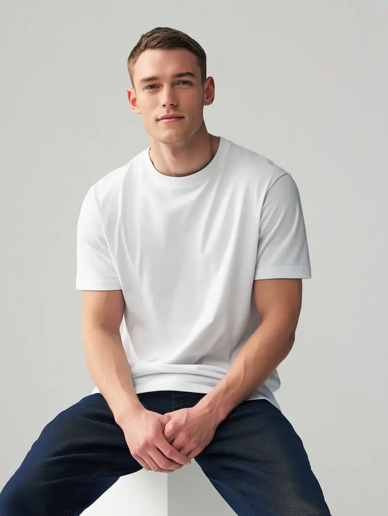 Белая футболка унисекс